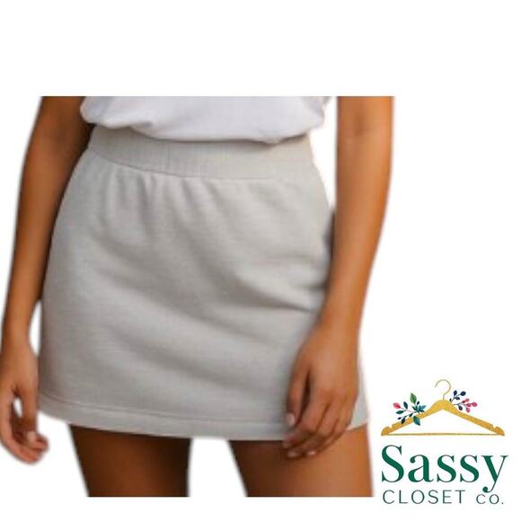 Athleisure Skort – YOGALICIOUS A-Line, Gray, Sz L, EUC - Picture 1 of 7